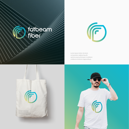 Fatbeam Fiber logo-ontwerp door Hants ℠