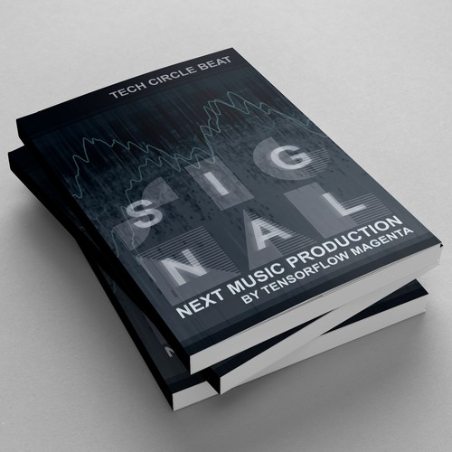 The challenging book cover design that tells the comming of Next Generation Music Production Design by riklisci