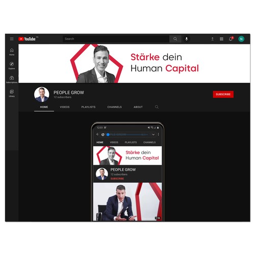 Página Redes Sociales propuesta en el concurso por Wisden