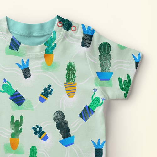 Illustrations to print onto a baby clothing- onesie, nursing cover, headbands, leggings..etc Design by Chloé Ceschin