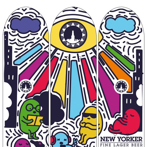 Design di Eye-catching illustration for New Yorker Beer Skateboard di DiegoSpita