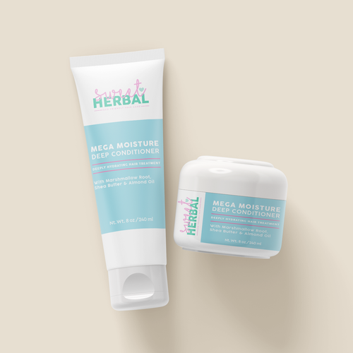 Design a fun minimalist + modern product label design for my eco friendly haircare product line Design by Rebekah.M