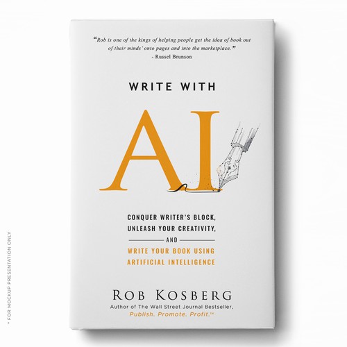 Simple, clean book cover needed for WSJ Author's new book Design by Klassic Designs