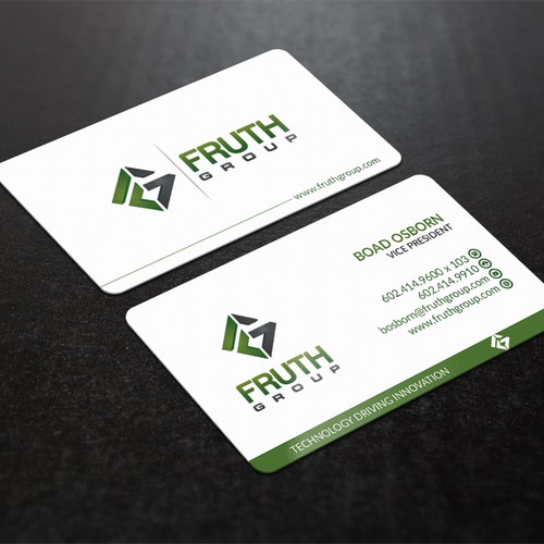 New High Tech Business Cards for High Tech Company Design by Nuhan Enterprise IT