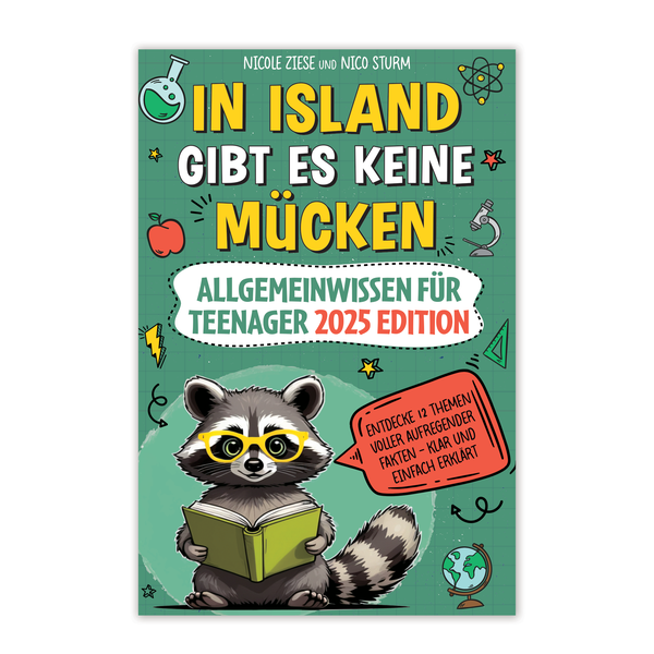 Design of bright and funny/interesting cover for teenagers on the subject of general knowledge