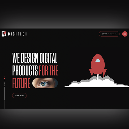 Modernized Rocket Graphics Design Branding Asset Design by Khalid-art