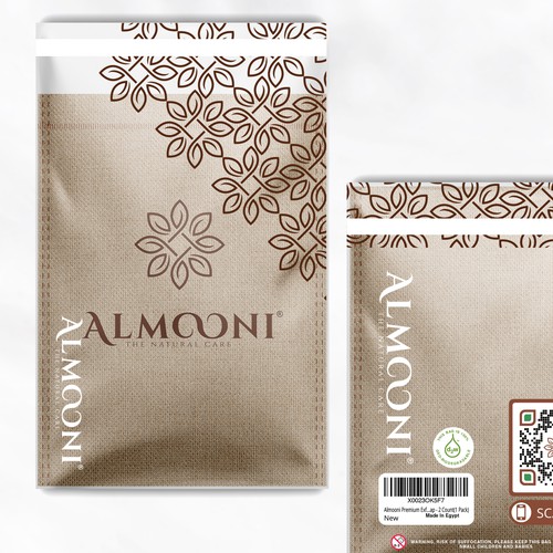 Design a simple yet elegant polybag packaging for our loofah brand Design by bcra