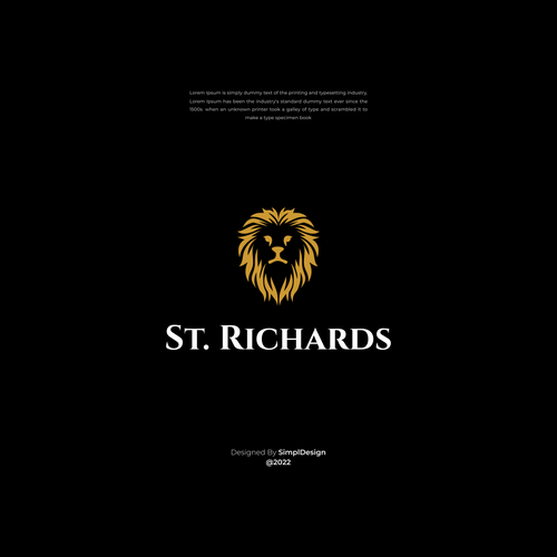 We are challenging you! Can you be the best designer on this Project?  St. Richard Award Design by simpldesign®