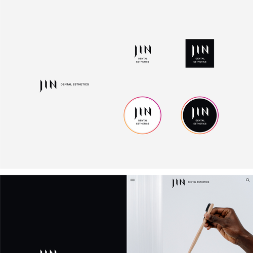 Elegant and luxurious minimalist logo design for luxury dental office Design by R I F K A