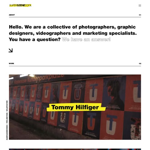 Web page design contest entry by Marjan Tosic