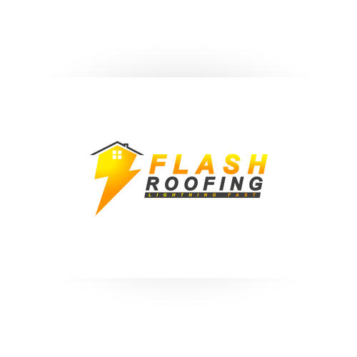 Compete to create a logo for Flash Roofing! Design by Rexboi