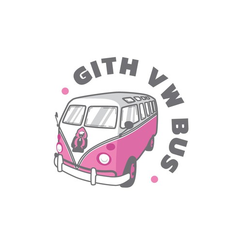 VW Bus Logo for a non-profit Design by Cengkeling