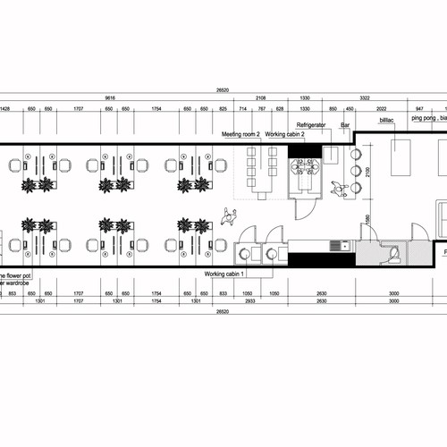 Office design for software development company Design by PHUHO