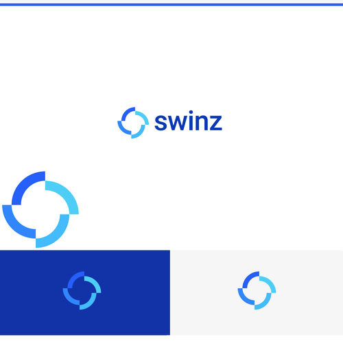 Insurtech logo: minimal design / new age geometric look / realistic iconography Design by Less & Better.