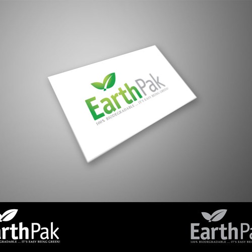 LOGO WANTED FOR 'EARTHPAK' - A BIODEGRADABLE PACKAGING COMPANY Design by phipsz