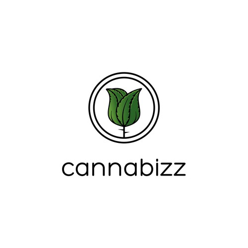 A fun but classy professional look for a cannabis business Design by ichArt