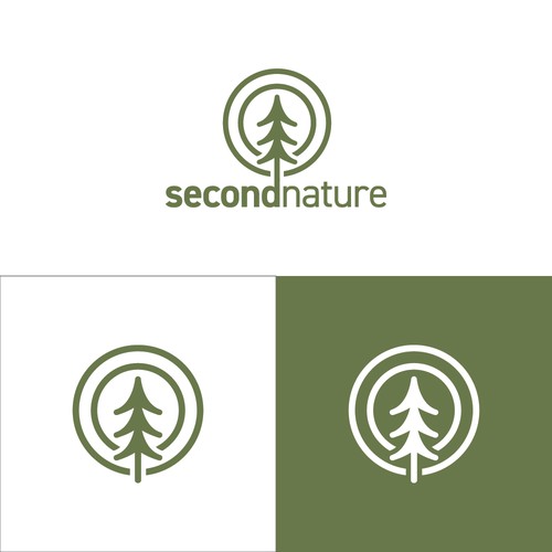 Second Nature Logo Design réalisé par Mark Smith, GD