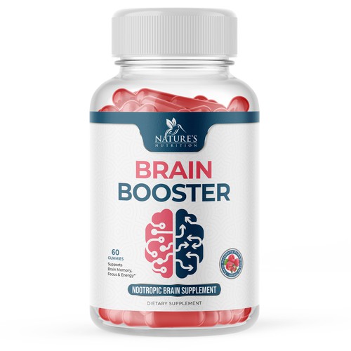 Brain Booster Supplement Design Needed for Nature's Nutrition Design by UnderTheSea™