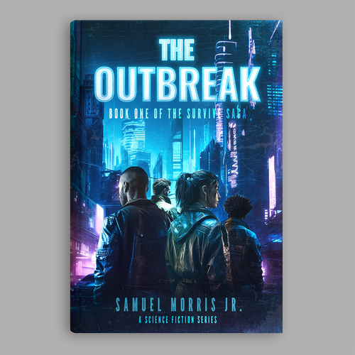Sci-fi book cover with horror elements needed. Design by ZeppelinDG