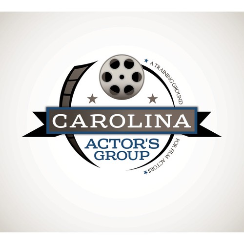 Carolina Actor's Group "A Training Ground For Film Actors"  Design by Organic Identity