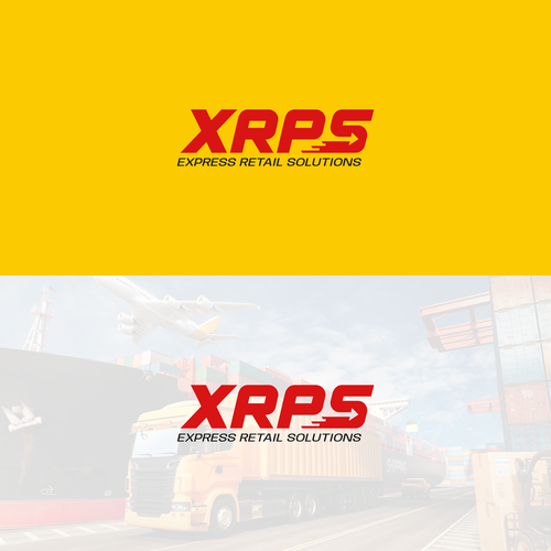 XPRS Express Retail Solutions Logo. Mass distribution company Diseño de Bayudaswara