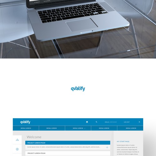 User-friendly interface & modern design make over needed for existing online portal. Design por Kristina Orlo