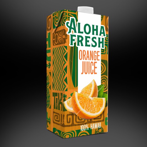 ALOHA FRESH JUICE & TEA Design by neoflexdesign