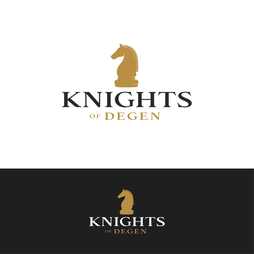 "Knights of Degen" Logo and Branding Design by InTuos Pro