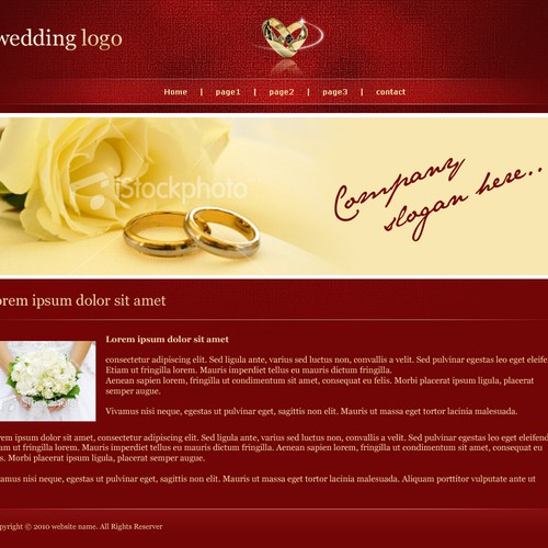 1-3 Page Website Template Design von webpagini