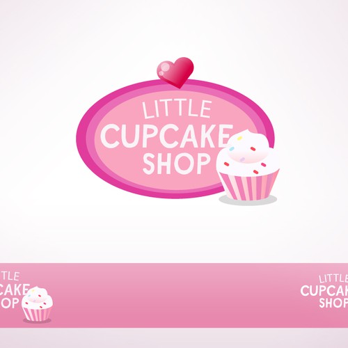 LOGO-  for  CUPCAKE  BAKERY Design by Mononoke Design Studio