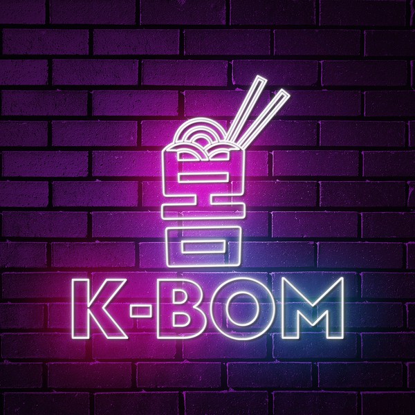 K-BOM Korean Restaurant Logo