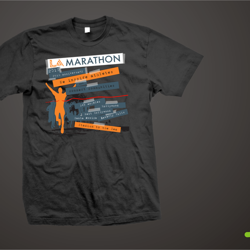 Custom T-Shirts for La Marathon Here We Are!!!! - Shirt Design Ideas