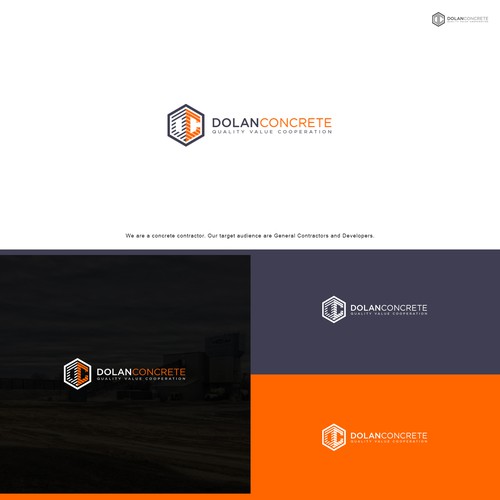 Dolan Concrete Logo Design by Brainify
