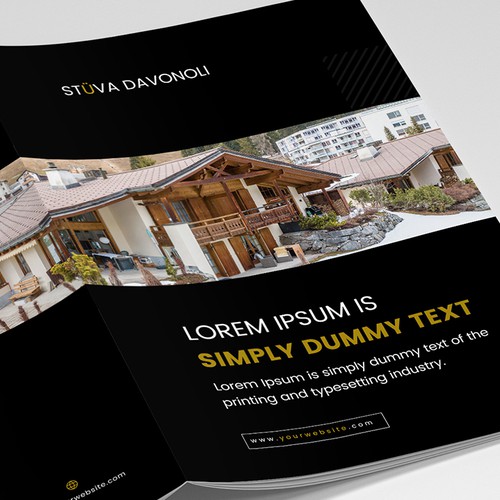 Designs | Stüva Davonoli - Brochure design required for a rustic luxury ...