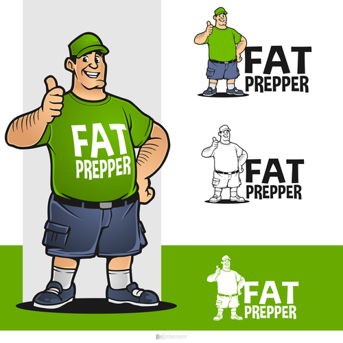 Could you help with a logo for fat prepper? it's an emergency preparedness  and survival blog , Logo design contest