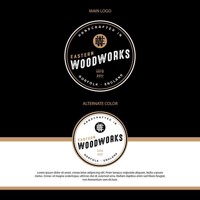 Design a modern Woodworking company logo Logo design contest