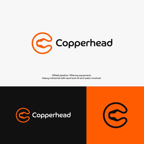 Copperhead industrial logo Design by ibrahimfaikar
