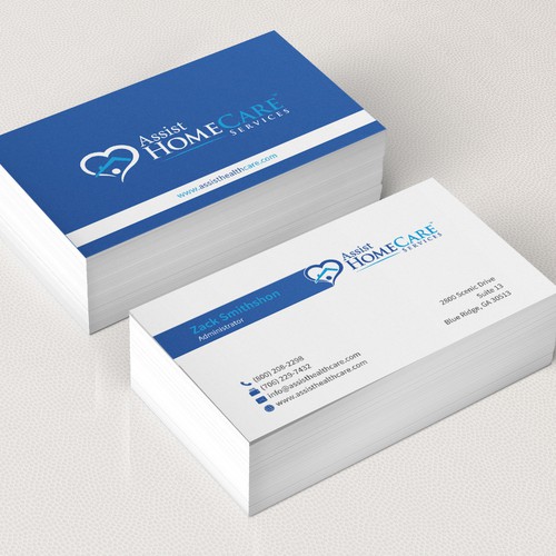 Business Card for Home Health Agency Design by AkGraphicsSolutions