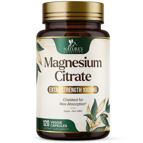 Premium Magnesium Citrate Design needed for Nature's Nutrition Design by UnderTheSea™