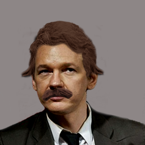 Design the next great hair style for Julian Assange (Wikileaks) Diseño de Isabels Designs