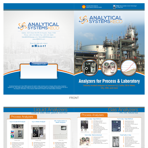 Create engaging product brochure that showcases our oil & gas products Design by Prima Nur Isditira