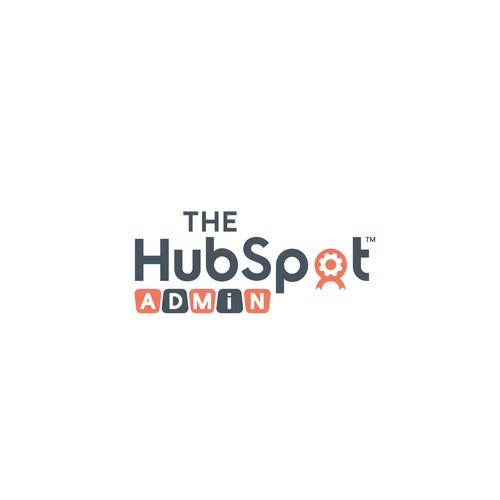 Bold logo that unites and champions the HubSpot Admin Design by QuickCrea™