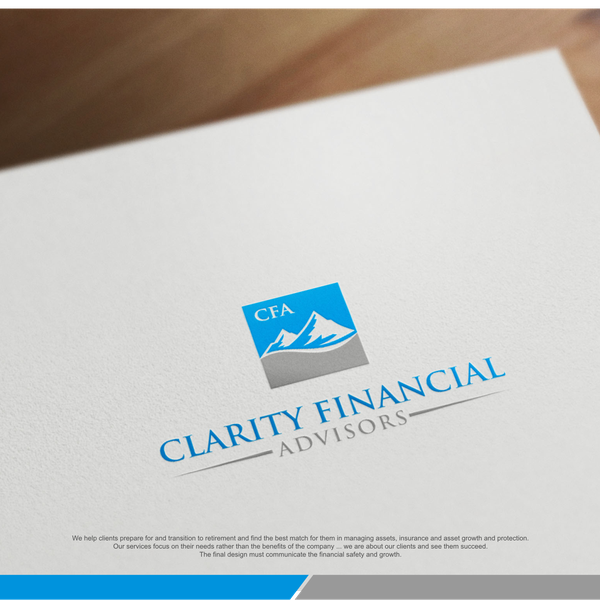 Diseño de sporade art titulado "clarity financial advisors"