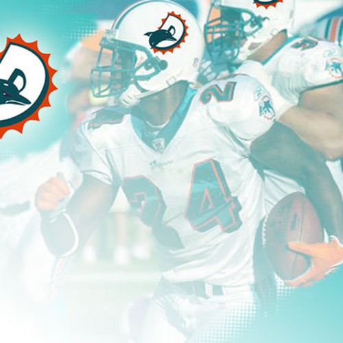 99designs community contest: Help the Miami Dolphins NFL team re-design its logo! Design réalisé par FAVOR!!