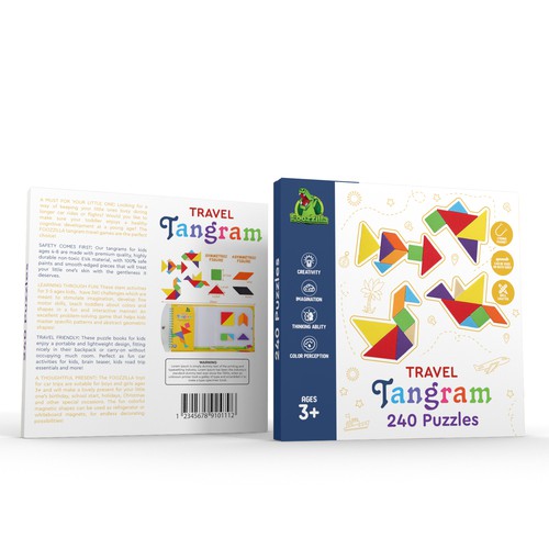 Toy Tangram Puzzle for Kids Design by Packagingholic
