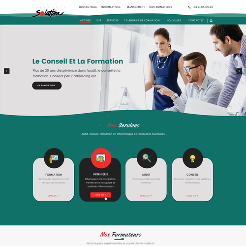 Web page design contest entry by FaTiH™