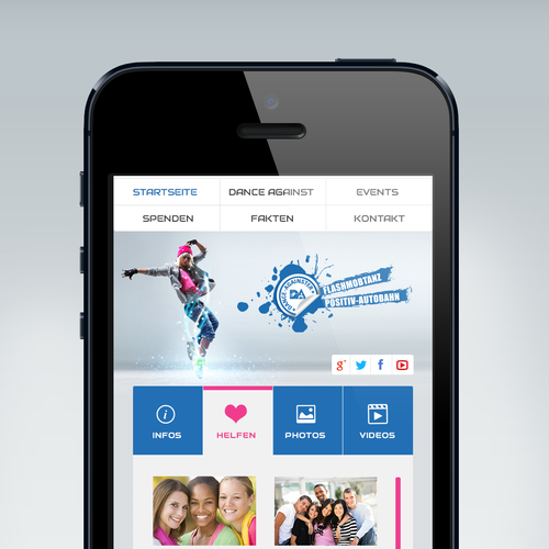 Web page design contest entry by Vermang