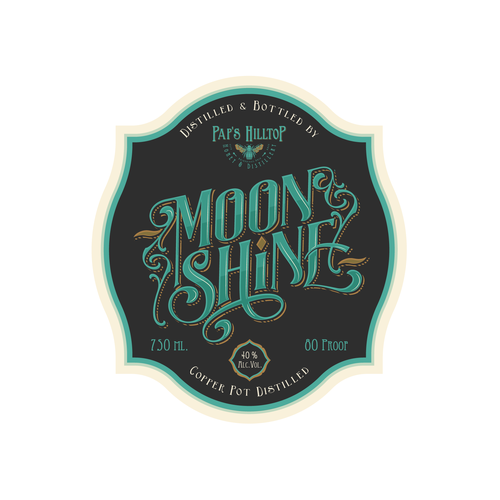 Moonshine Label needed Design by bubo_scandiacus