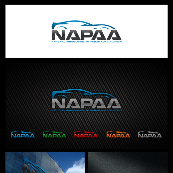 Design by vrielle19 titled "Who doesn't love cars?  Create a logo for National Assc. of Public Auto Auctions"