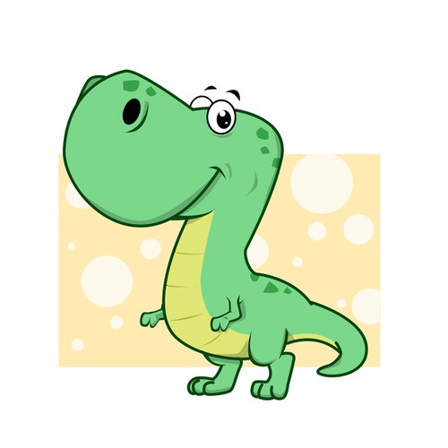 draw a cute T-REX icon/mascot Design by iqzir08